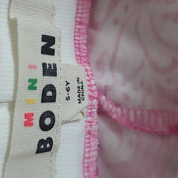 Mini Boden Pink and White Skort 5-6 Y - Picture 2 of 5